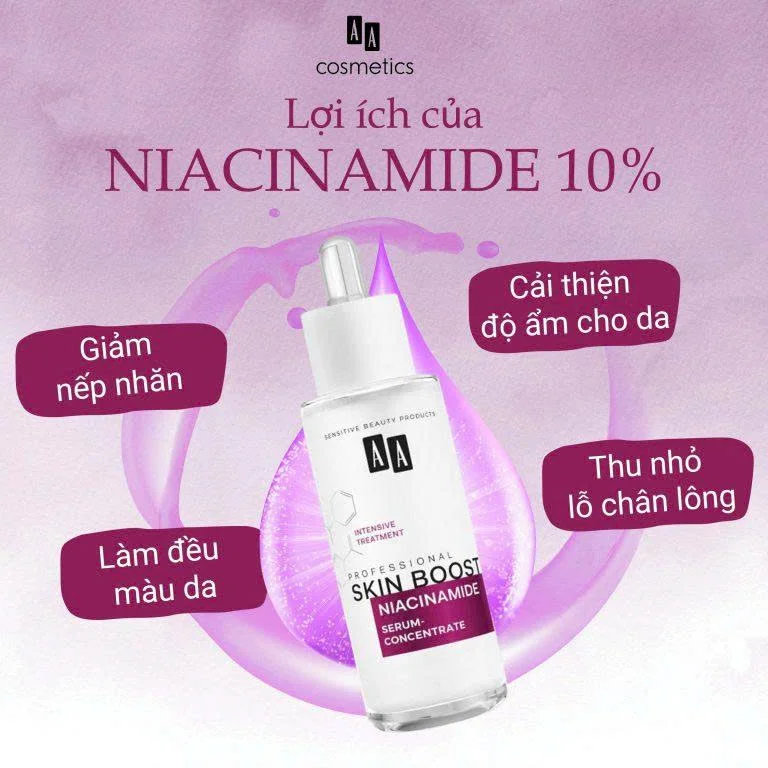 Huyết Thanh Dưỡng Sáng AA Professional Skin Boost Niacinamide 10% 30ml