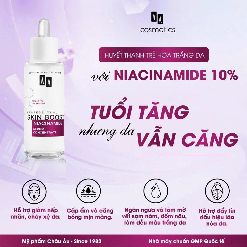 Huyết Thanh Dưỡng Sáng AA Professional Skin Boost Niacinamide 10% 30ml — Ảnh 4