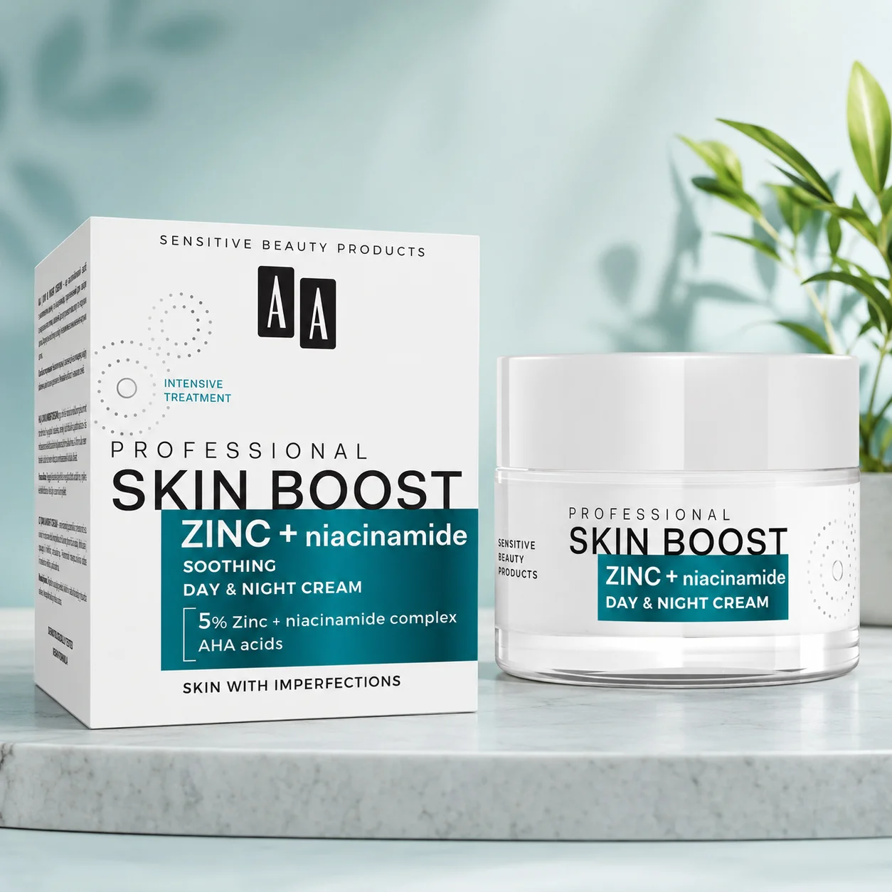Kem Dưỡng Hỗ Trợ Giảm Mụn AA Professional Skin Boost Zinc + Niacinamide 50ml — Ảnh 3
