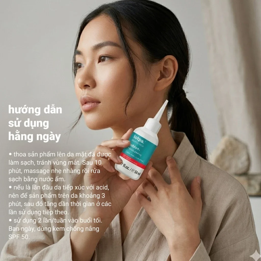 Peeling Hỗ Trợ Giảm Mụn Tołpa Dermo Face Sebio+ 3 Acids 50ml — Ảnh 4