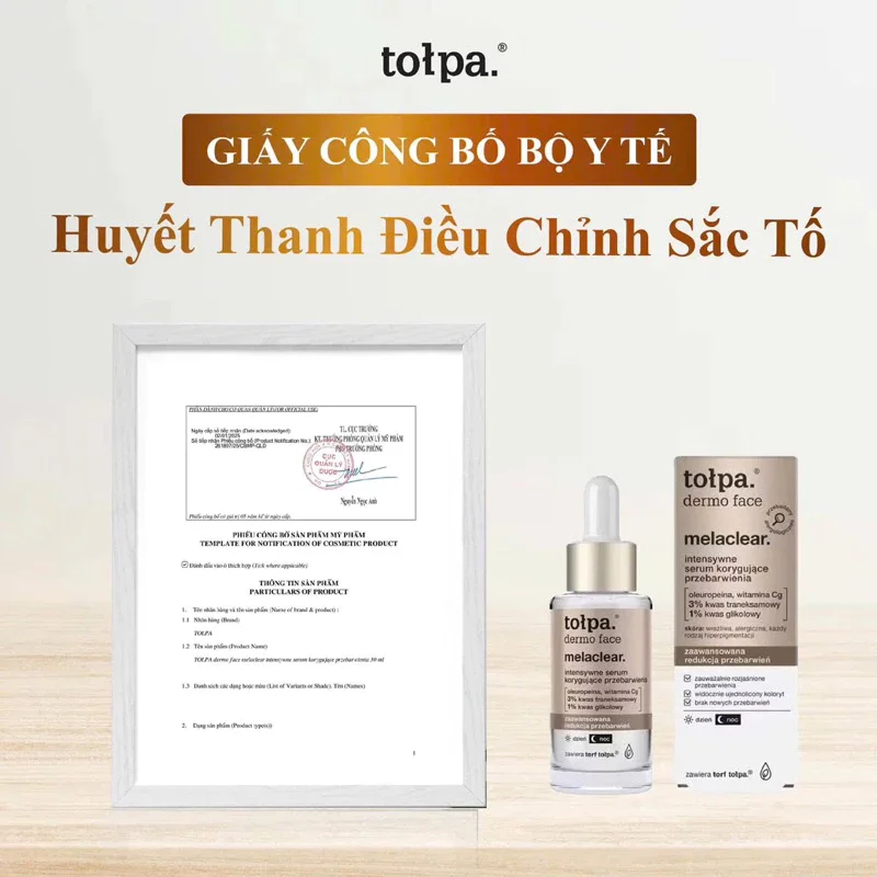 Huyết Thanh Điều Chỉnh Sắc Tố Tołpa Dermo Face Melaclear Intensive Serum 30ml — Ảnh 7