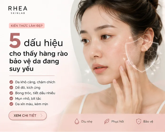 5 dấu hiệu cho thấy hàng rào bảo vệ da đang suy yếu